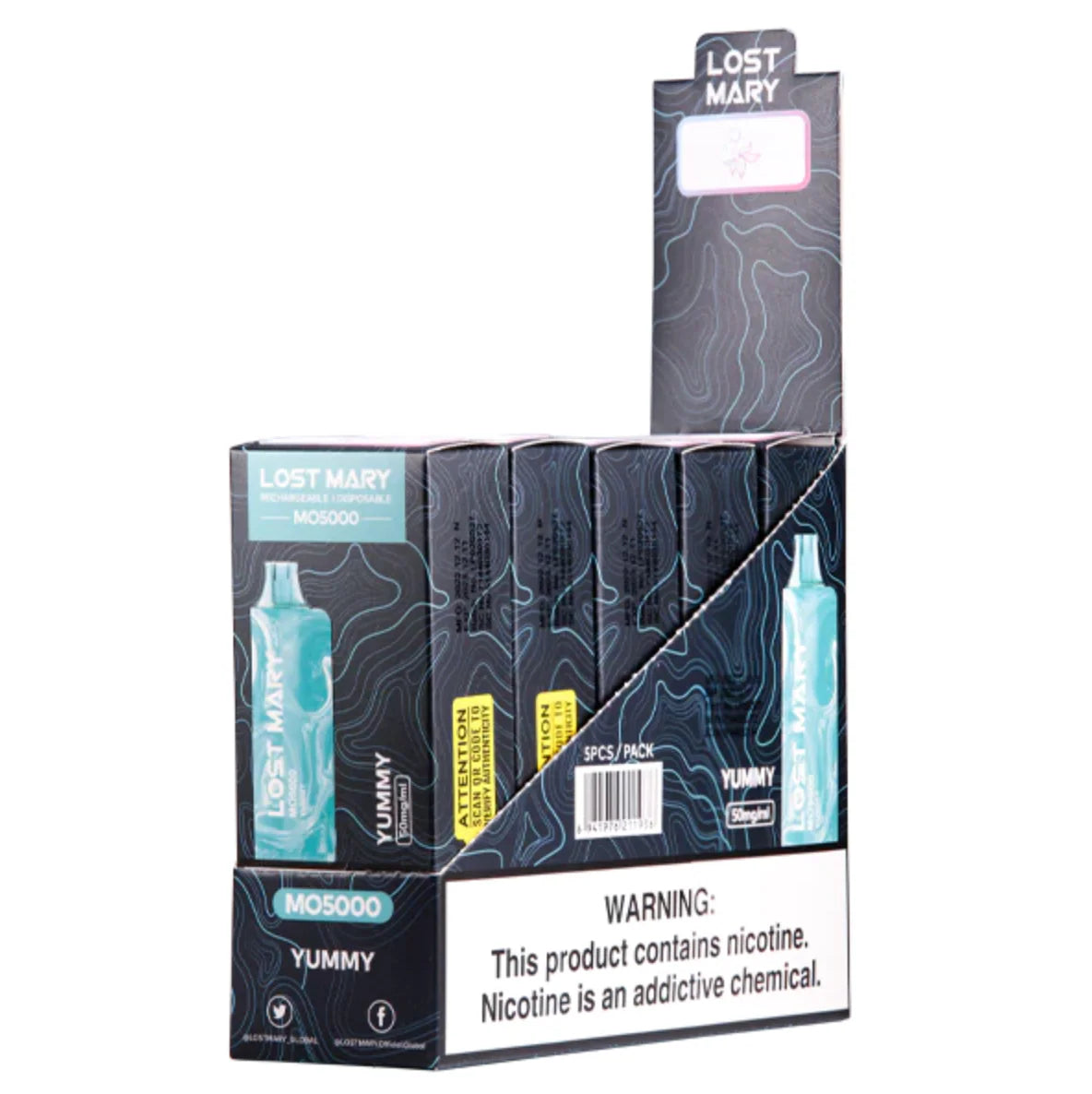 LOST MARY MO 5K X 5 UND